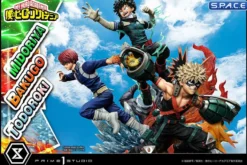 1/4 Scale Midoriya, Bakugo & Todoroki Ultimate Premium Masterline Statue