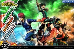 1/4 Scale Midoriya, Bakugo & Todoroki Ultimate Premium Masterline Statue