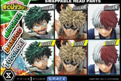 1/4 Scale Midoriya, Bakugo & Todoroki Deluxe Ultimate Premium Masterline Statue - Bonus Version