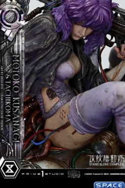 1/4 Scale Motoko Kusanagi & Tachikoma Statue - color Version