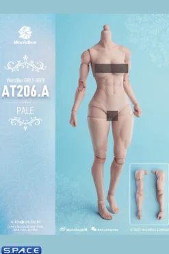 1/6 Scale muscular female Body AT206A