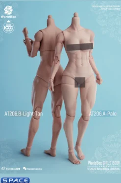 1/6 Scale muscular female Body AT206A