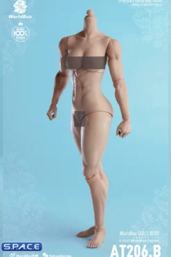 1/6 Scale muscular female Body AT206B