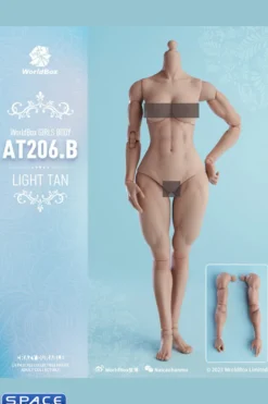 1/6 Scale muscular female Body AT206B