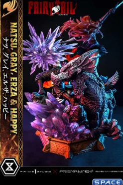 1/7 Scale Natsu, Gray, Erza & Happy Concept Masterline Statue