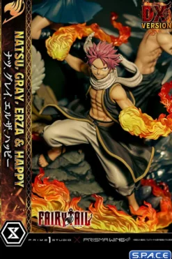 1/7 Scale Natsu, Gray, Erza & Happy Deluxe Concept Masterline Statue