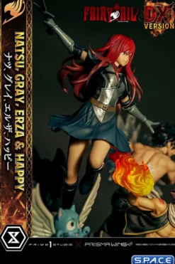 1/7 Scale Natsu, Gray, Erza & Happy Deluxe Concept Masterline Statue