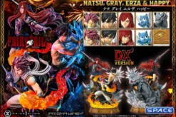 1/7 Scale Natsu, Gray, Erza & Happy Deluxe Concept Masterline Statue
