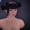 1/6 Scale Natsuki glancing sideways Head Sculpt
