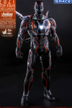 1/6 Scale Neon Tech Iron Man 4.0 Movie Masterpiece MMS597D39