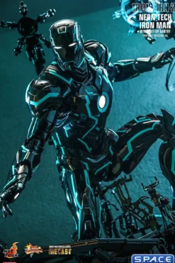 1/6 Scale Neon Tech Iron Man with Suit-Up Gantry Movie Masterpiece MMS672D50 (Iron Man 2)