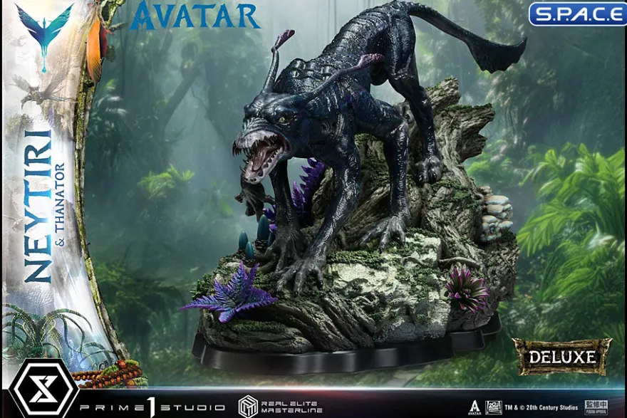1/4 Scale Neytiri & Thanator Deluxe Real Elite Masterline Statue