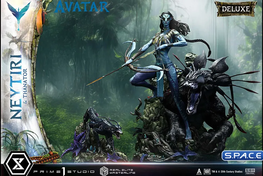 1/4 Scale Neytiri & Thanator Deluxe Real Elite Masterline Statue