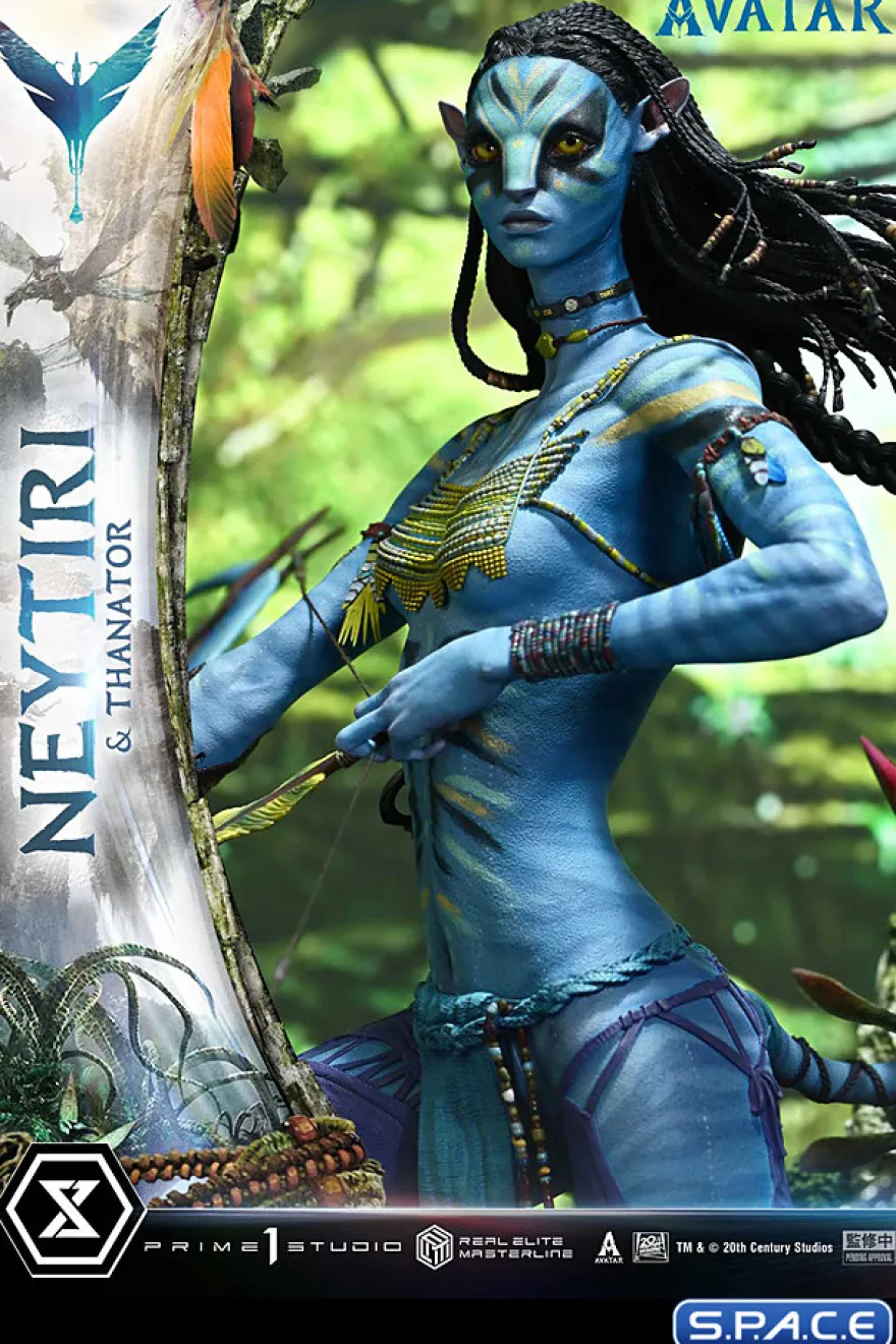 1/4 Scale Neytiri & Thanator Real Elite Masterline Statue