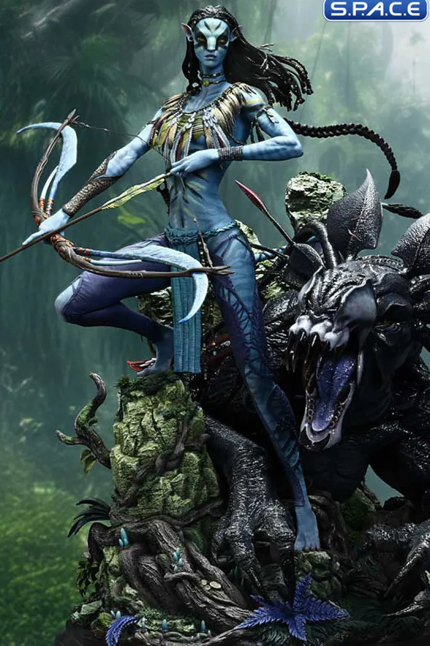 1/4 Scale Neytiri & Thanator Real Elite Masterline Statue