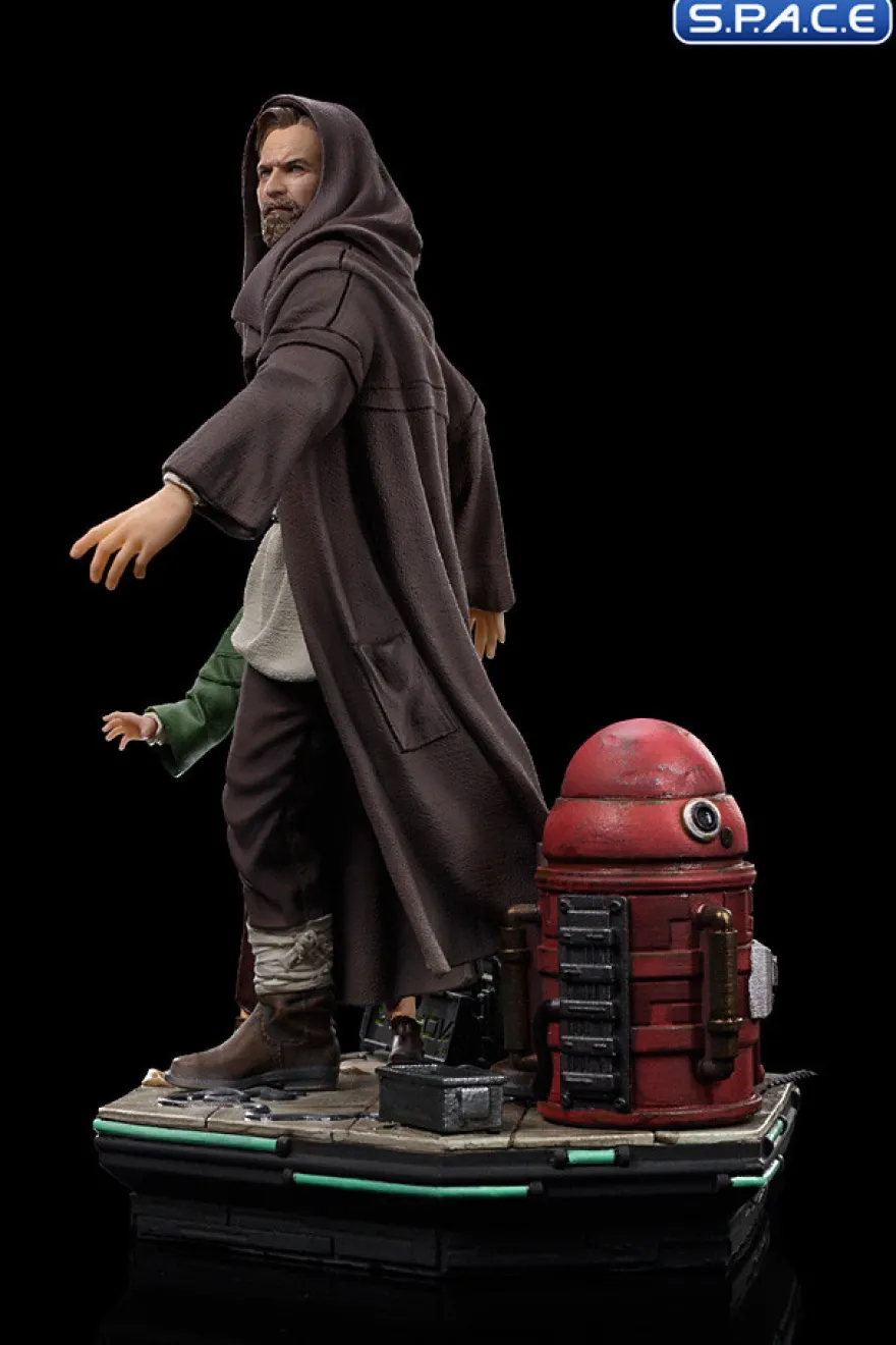 1/10 Scale Obi-Wan and Young Leia Deluxe Art Scale Statue