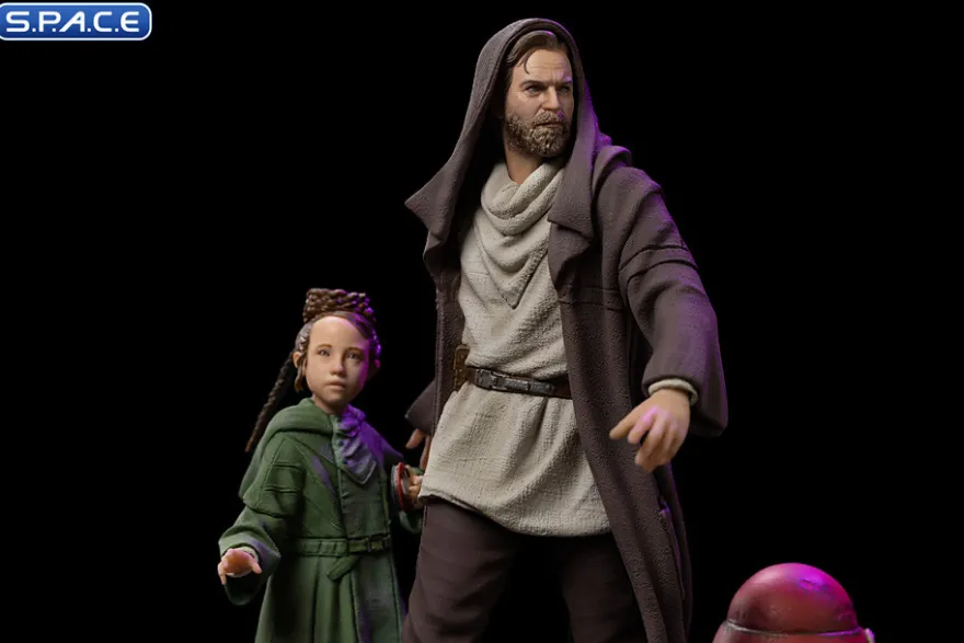 1/10 Scale Obi-Wan and Young Leia Deluxe Art Scale Statue