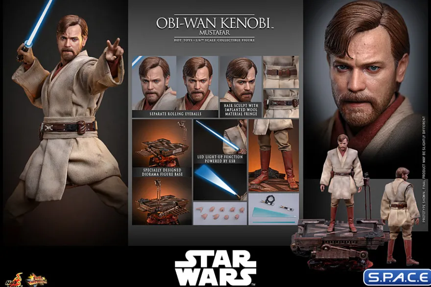 1/6 Scale Obi-Wan Kenobi »Mustafar« Movie Masterpiece MMS843
