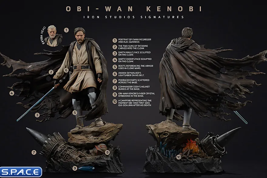 1/10 Scale Obi-Wan Signatures Art Scale Statue