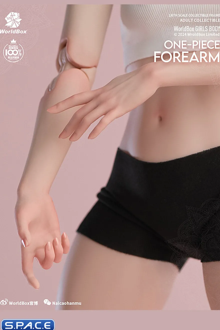1/6 Scale one-piece female Forearm AT208A