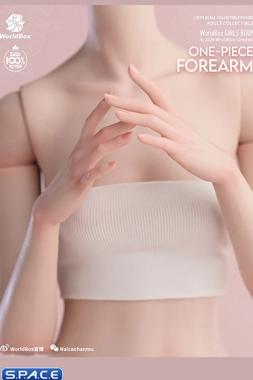 1/6 Scale one-piece female Forearm AT208A