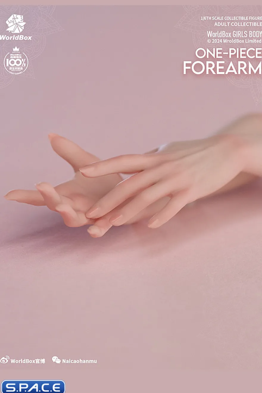 1/6 Scale one-piece female Forearm AT208A