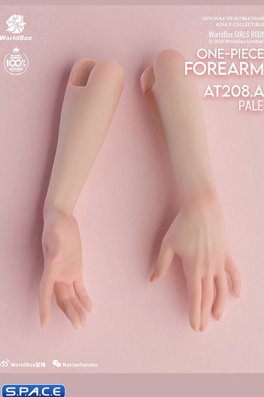 1/6 Scale one-piece female Forearm AT208A