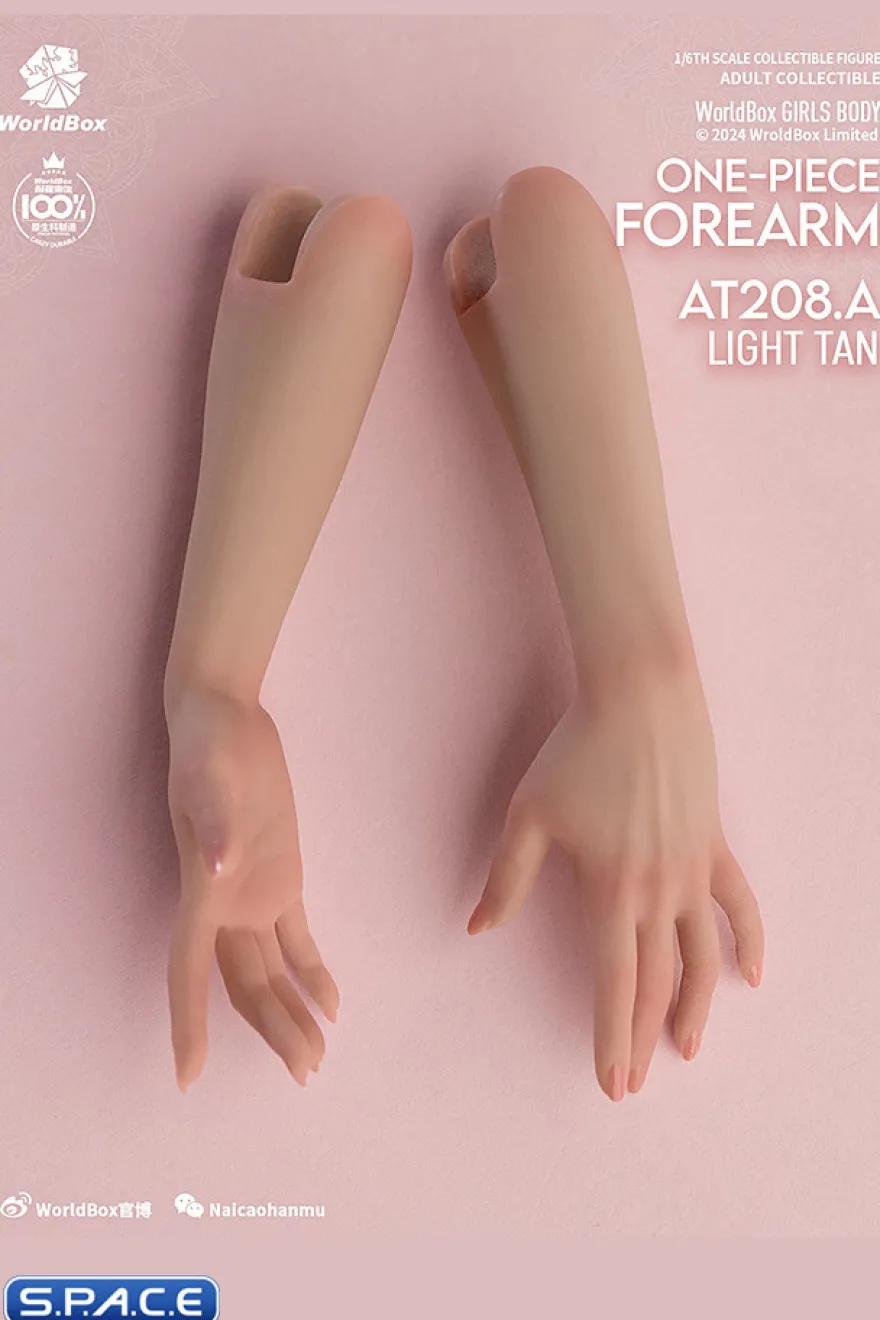 1/6 Scale one-piece female Forearm AT208A