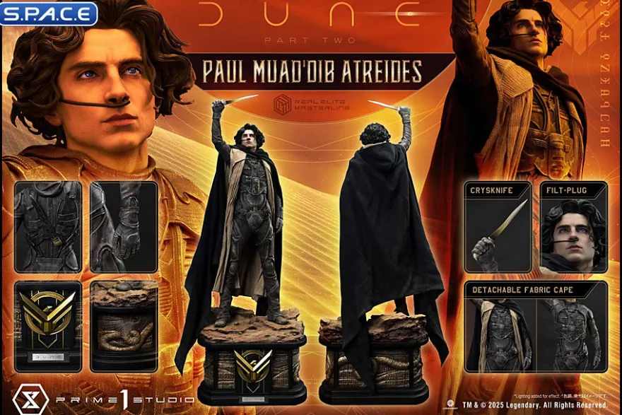 1/3 Scale Paul Atreides Real Elite Masterline Statue