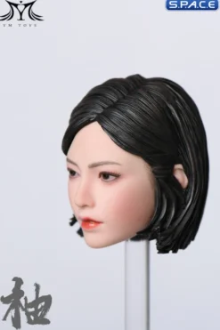 1/6 Scale Pomelo Head Sculpt with Leopard Cheongsam Dress Character Set