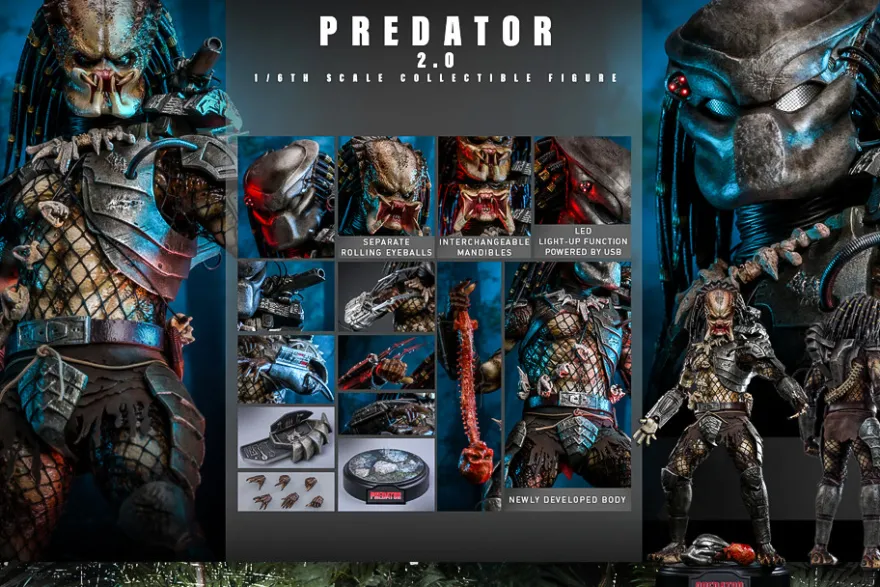 1/6 Scale Predator 2.0 Movie Masterpiece MMS816