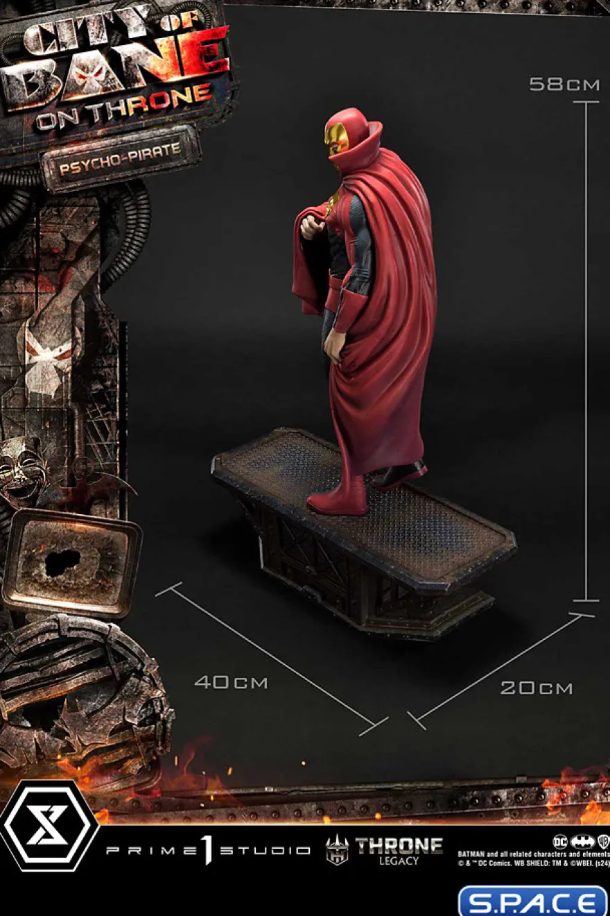 1/4 Scale Psycho-Pirate from Batman: City of Bane Throne Legacy Statue
