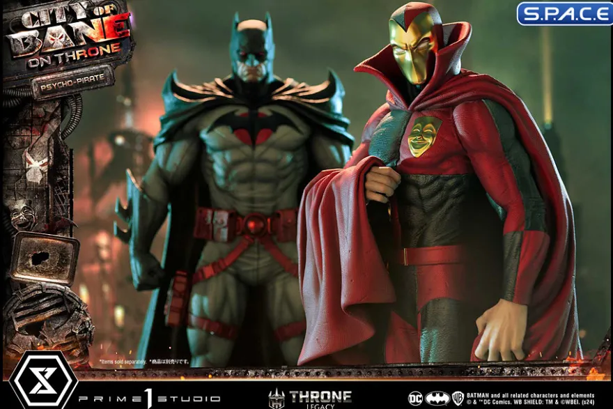 1/4 Scale Psycho-Pirate from Batman: City of Bane Throne Legacy Statue