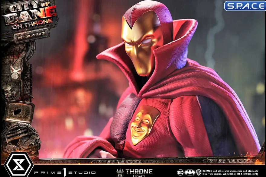 1/4 Scale Psycho-Pirate from Batman: City of Bane Throne Legacy Statue