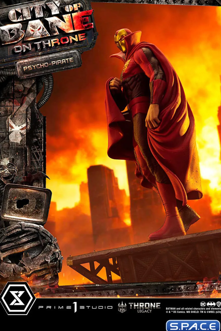 1/4 Scale Psycho-Pirate from Batman: City of Bane Throne Legacy Statue