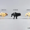 1/6 Scale Pug leg lift