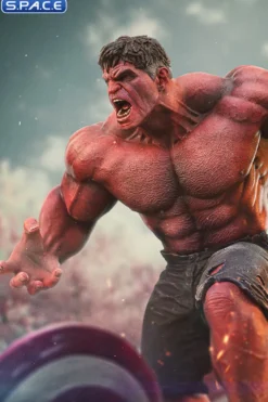 1/10 Scale Red Hulk Art Scale Statue