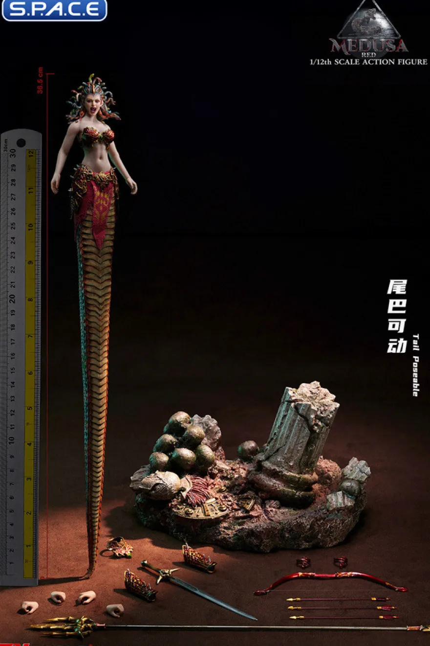 1/12 Scale Red Medusa - Snake Tail Version
