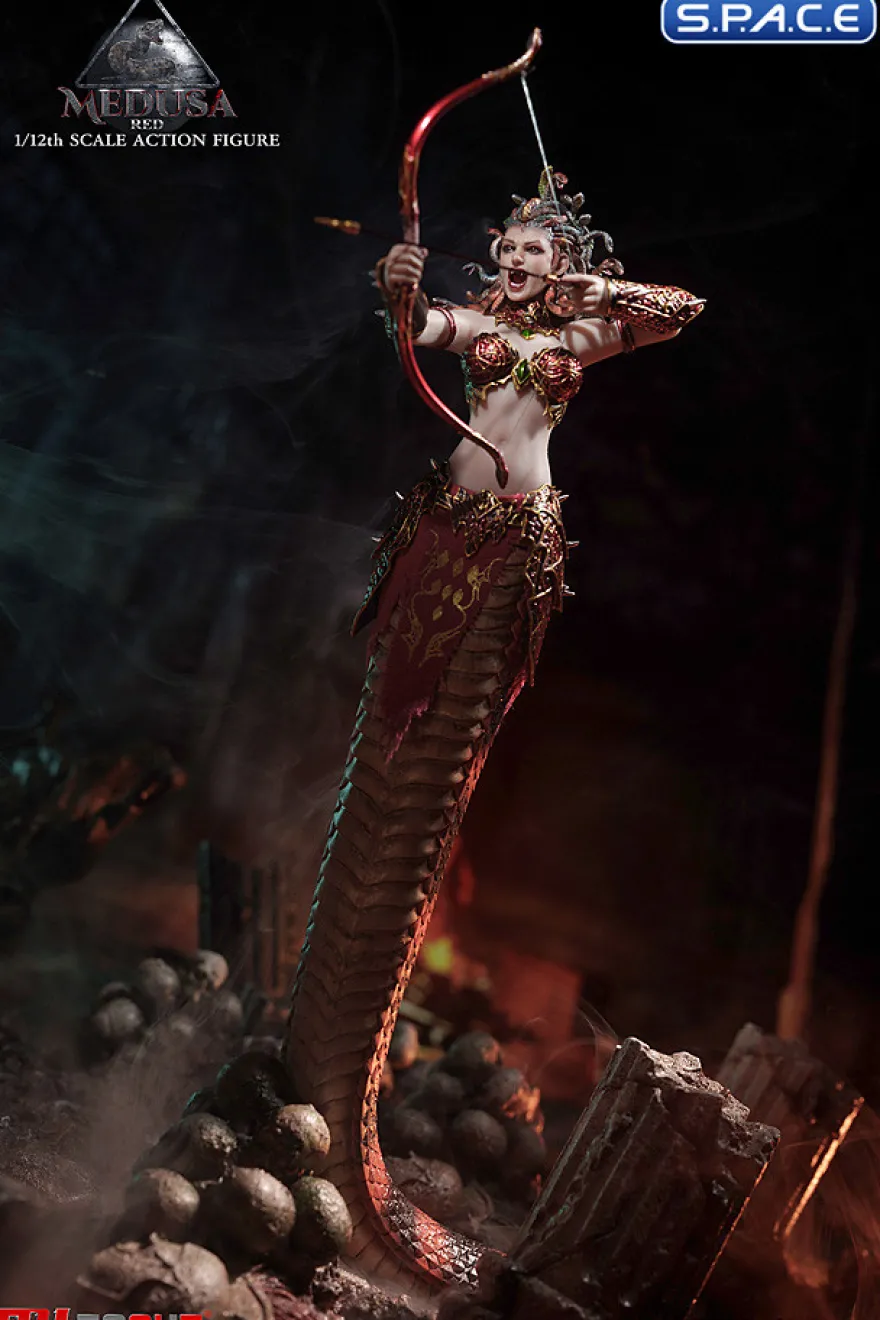 1/12 Scale Red Medusa - Snake Tail Version