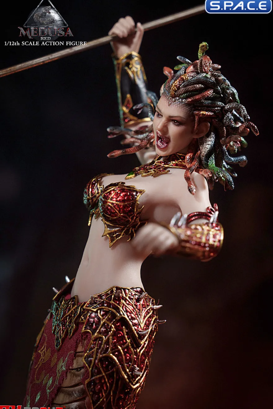 1/12 Scale Red Medusa - Snake Tail Version