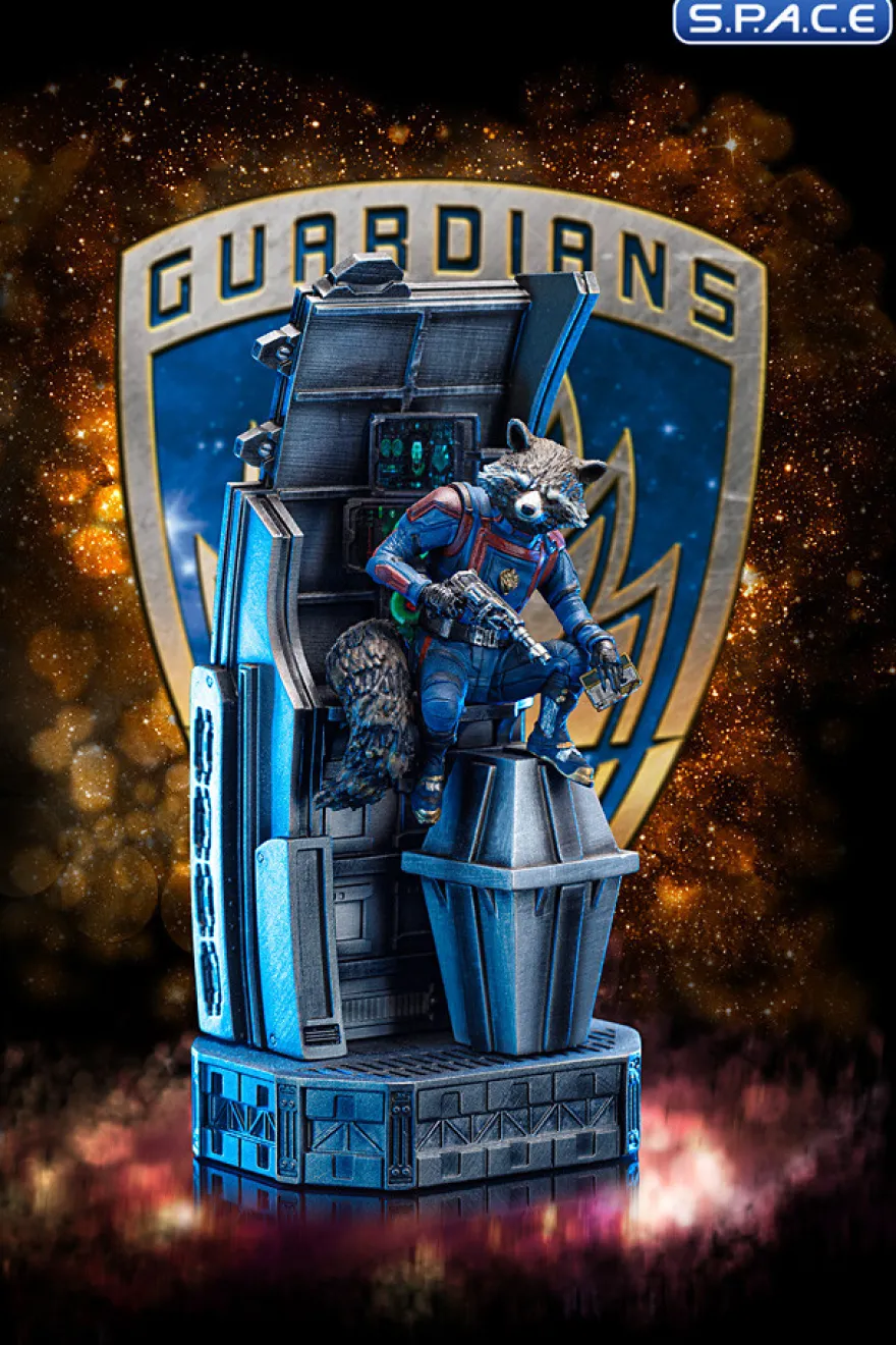 1/10 Scale Rocket Racoon Art Scale Statue