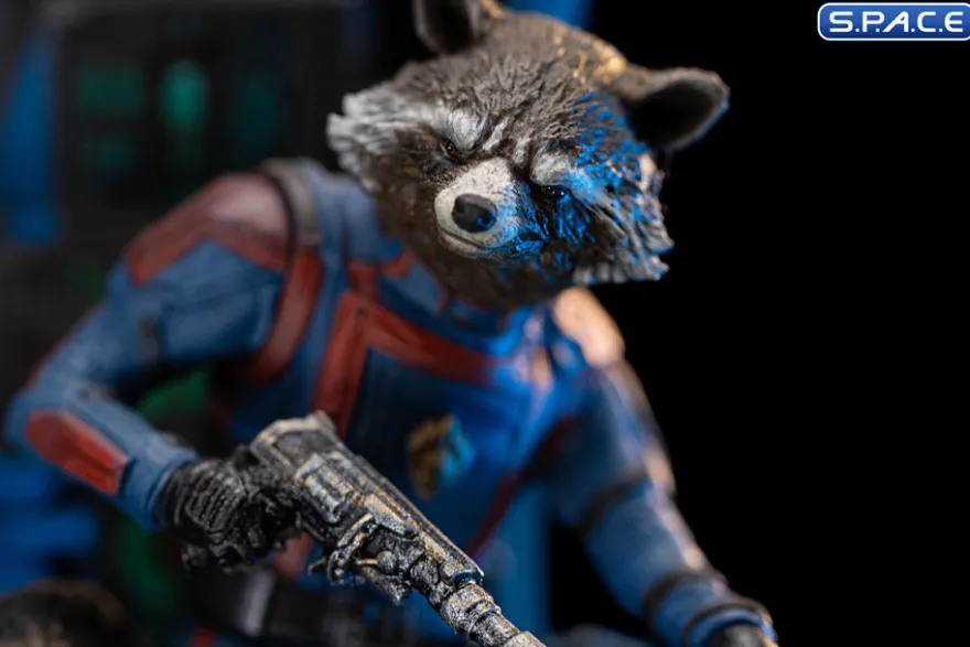 1/10 Scale Rocket Racoon Art Scale Statue