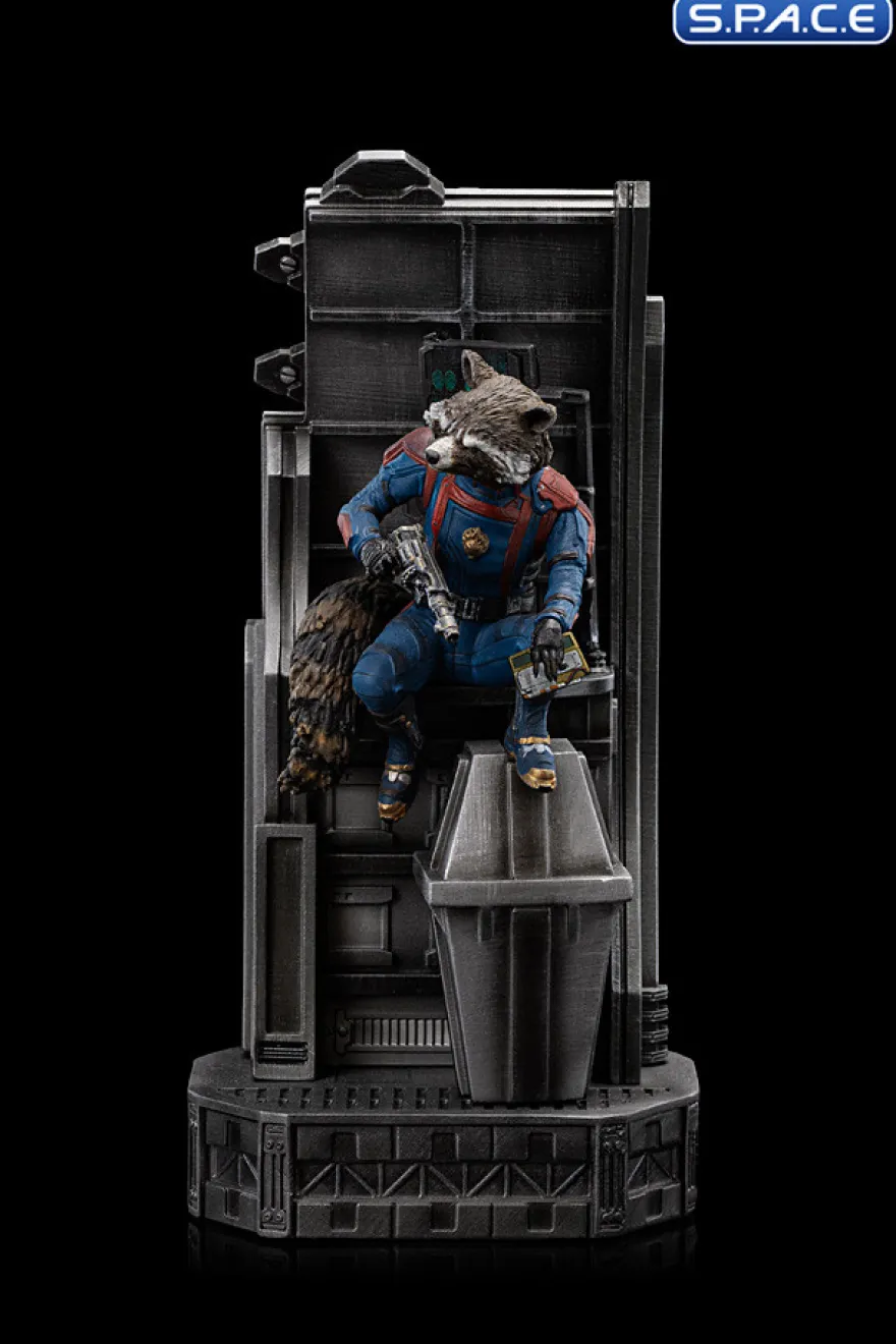 1/10 Scale Rocket Racoon Art Scale Statue