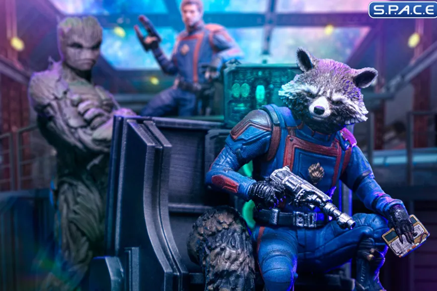 1/10 Scale Rocket Racoon Art Scale Statue