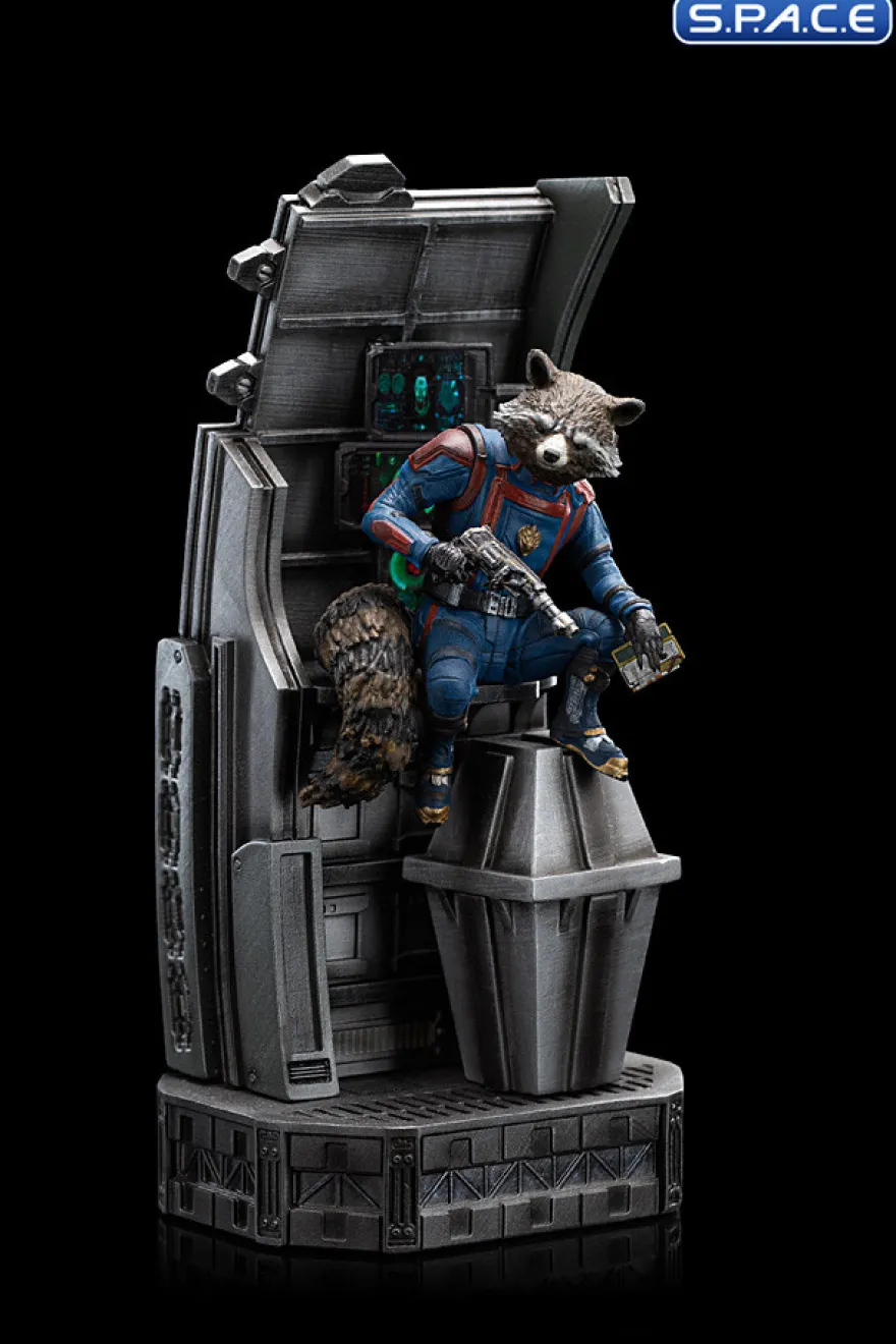 1/10 Scale Rocket Racoon Art Scale Statue