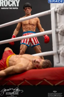 1/10 Scale Rocky Over Drago Through the Ropes Statue