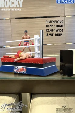 1/10 Scale Rocky Over Drago Through the Ropes Statue