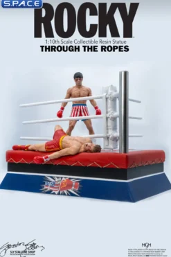 1/10 Scale Rocky Over Drago Through the Ropes Statue