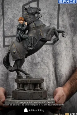 1/10 Scale Ron Weasley at the Wizard Chess Deluxe Art Scale Statue