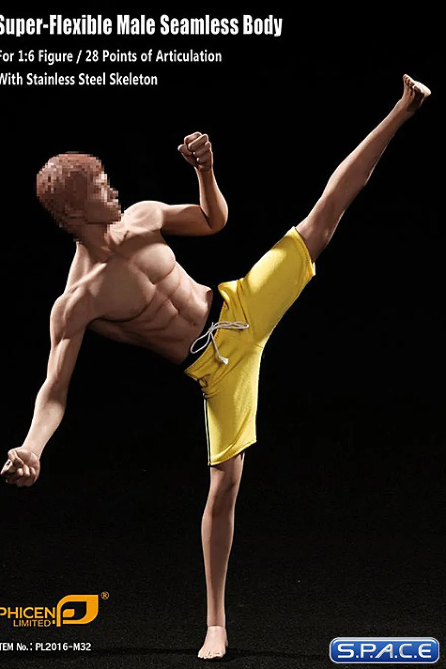 1/6 Scale Seamless Asian Male Body